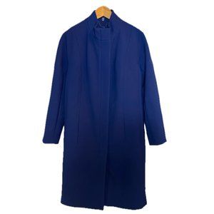 American Airlines Blue Women's Wool Overcoat